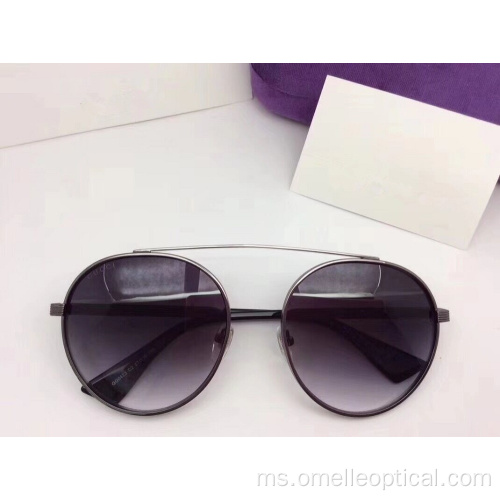 Bulat Coklat Sunglasses Untuk Lelaki dan Wanita